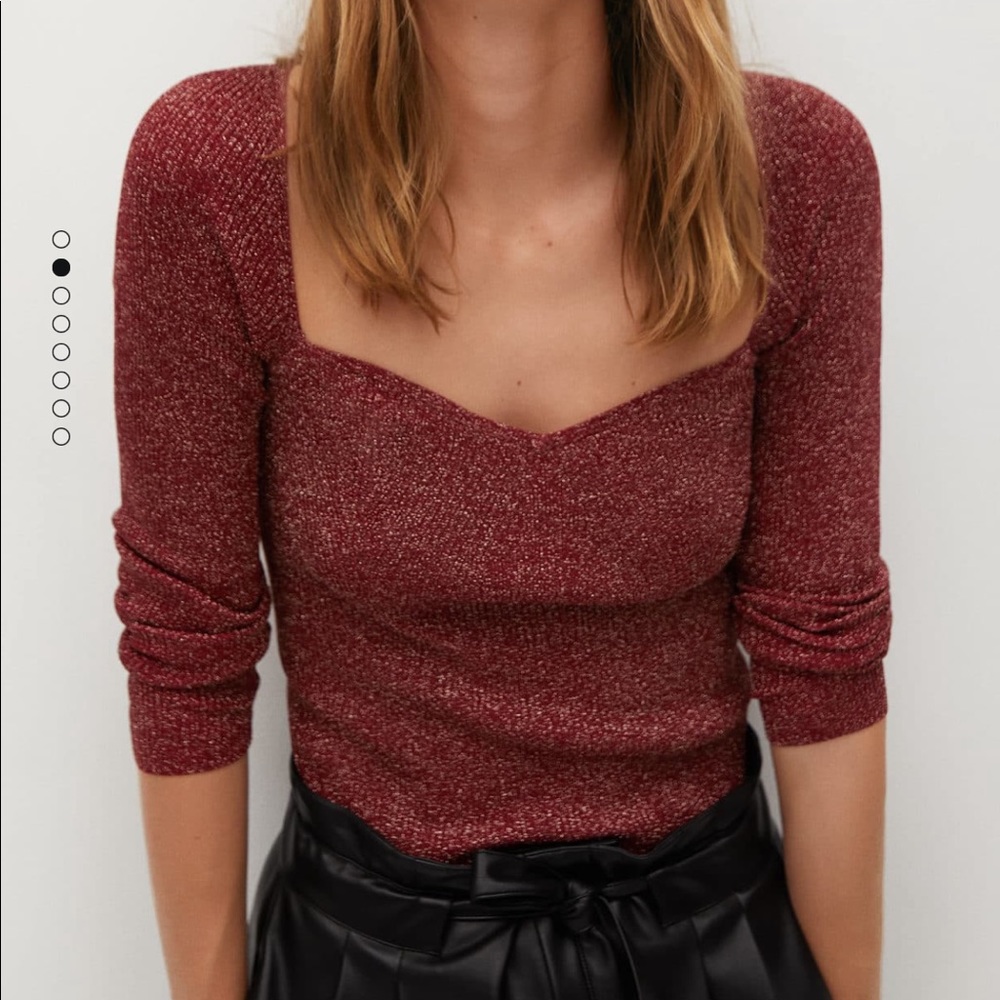Shiny Textured Jumper